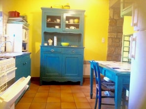 Private kitchen - Ty Oceane 2, a row house with a garden and a furnished studio apartment (Erdeven)
