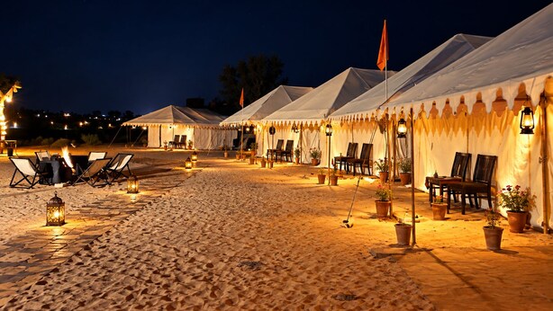 Outdoor dining - Spirit Desert Camp Pushkar (Pushkar)