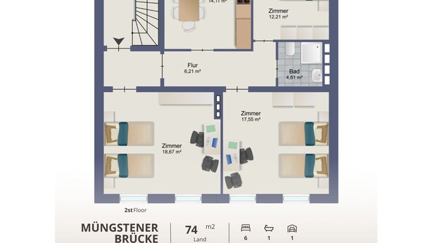 Floor plan - Vrbo Property (Remscheid)