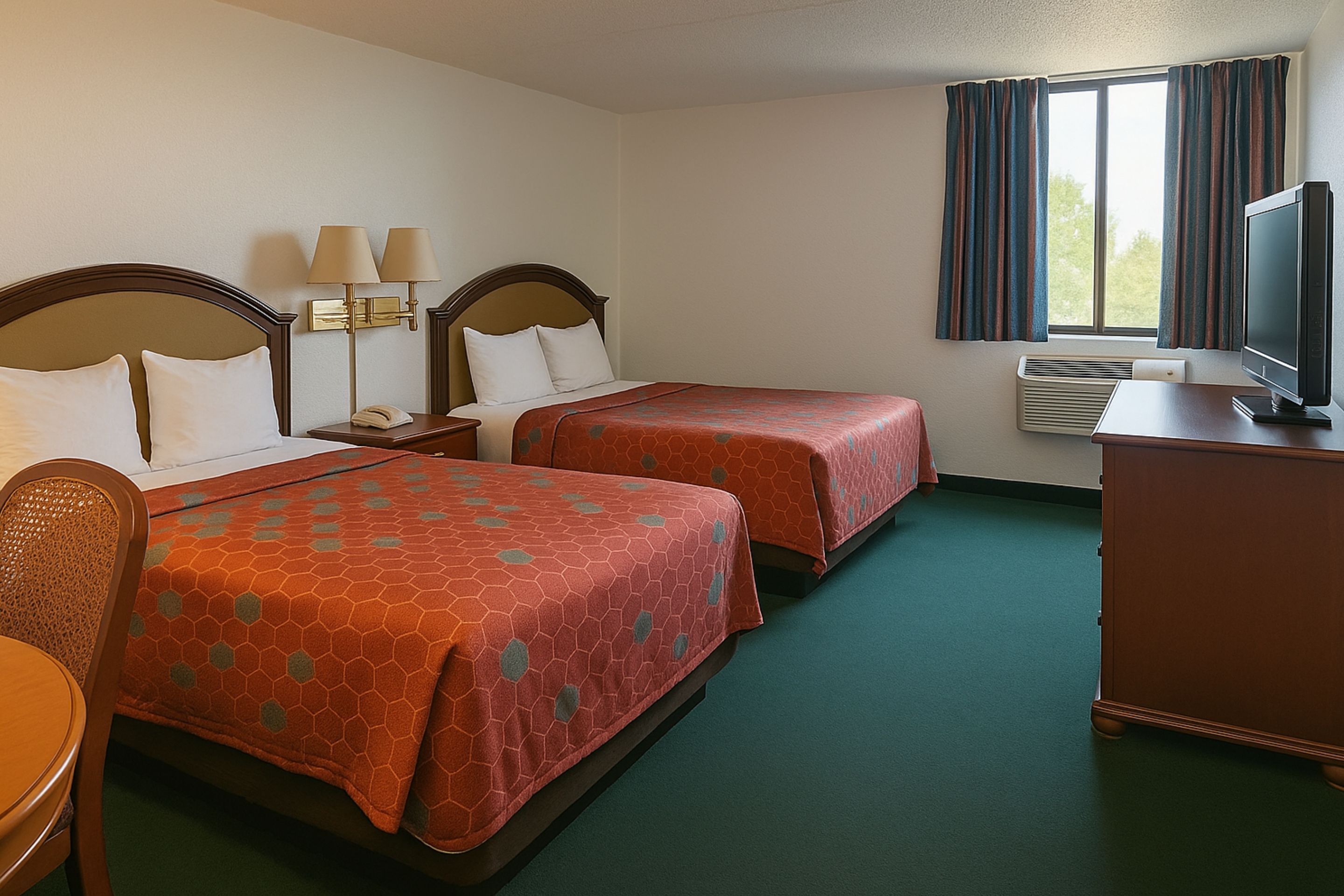 1 chambre, bureau, fer et planche à repasser, Wi-Fi gratuit