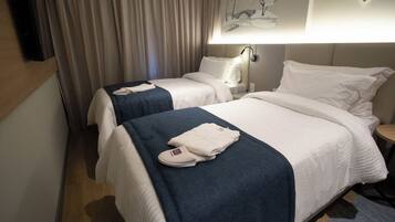 Wi-Fi de cortesia, roupa de cama