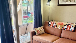 Living area - The Bunkhouse at SoJo Ranch 1br Cozy Poolside Efficiency (Schertz)