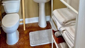 Bathroom - The Bunkhouse at SoJo Ranch 1br Cozy Poolside Efficiency (Schertz)