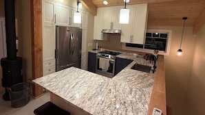 Private kitchen - TRULY UNIQUE, NEW CONSTRUCTION BARN-APT with a BEAUTIFUL VIEW and GREAT LOCATION (Campton)