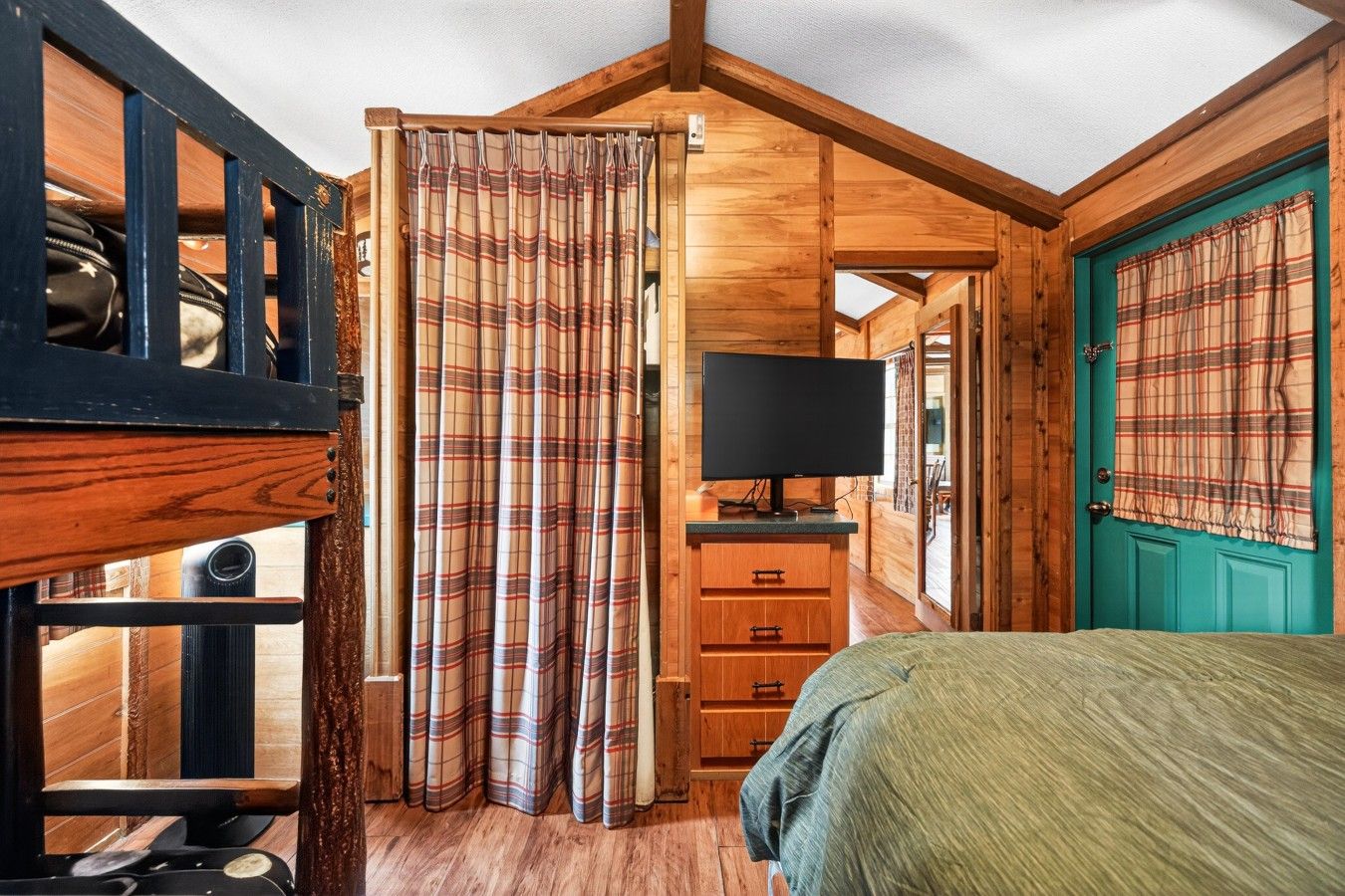 Bedroom Closet And Tv