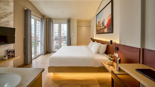 Habitación Deluxe doble, vistas a la ciudad | Diseño del edificio