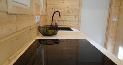 Idylle pur: Modernes Tiny House im Odenwald