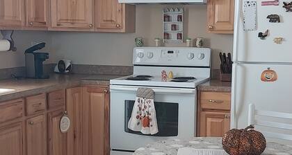 Peaceful 1-bedroom cottage with AC, pool, and fire pit in charming Hermleigh