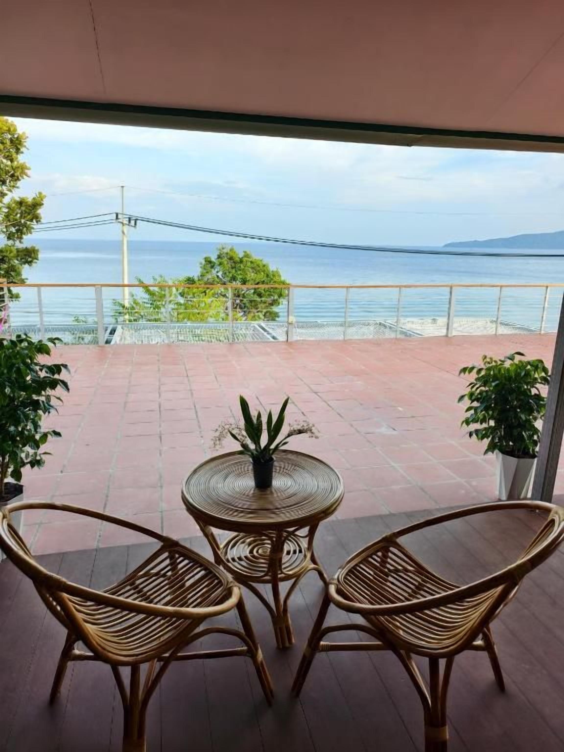 Deluxe Double Room, Balcony, Sea View | Outdoor dining