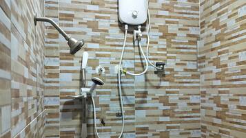 Classic Studio, City View | Bathroom | Shower, towels, soap, toilet paper