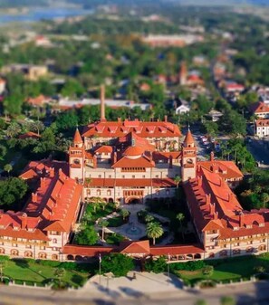 A large, historic building with multiple towers and a central courtyard. - Walkable Stay Near Flagler College & Historic Site (St. Augustine)