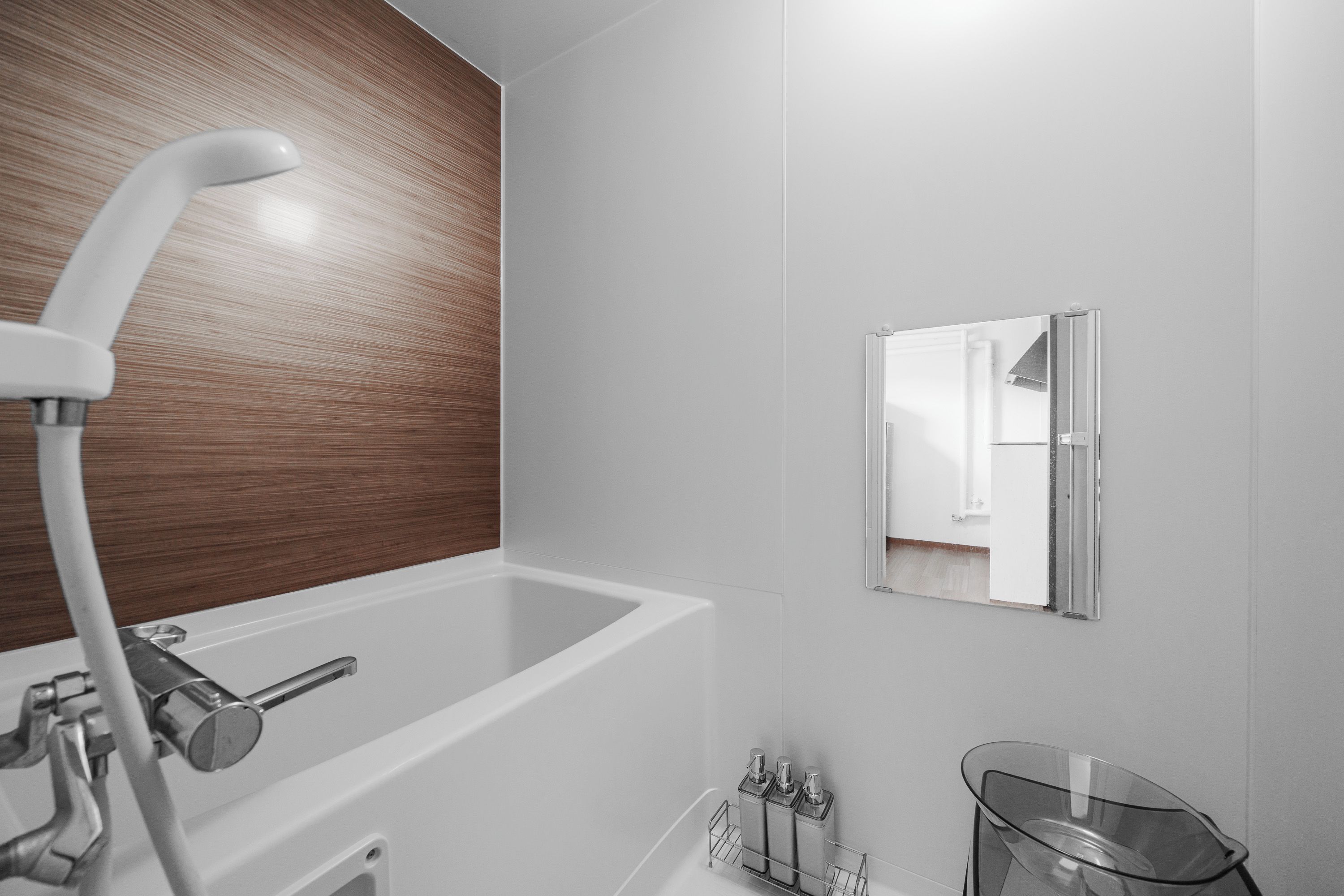 Apartamento | Banheiro | Chuveiro/banheira combinados, produtos de toalete grátis