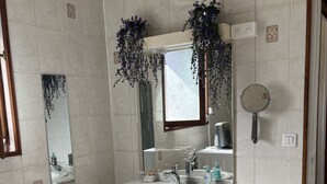 ヘアドライヤー、タオル、トイレットペーパー