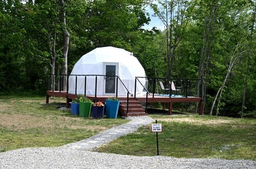 Unique Glamping Dome with Private Firepit Luxury Escape in Salt Lick, Kentucky