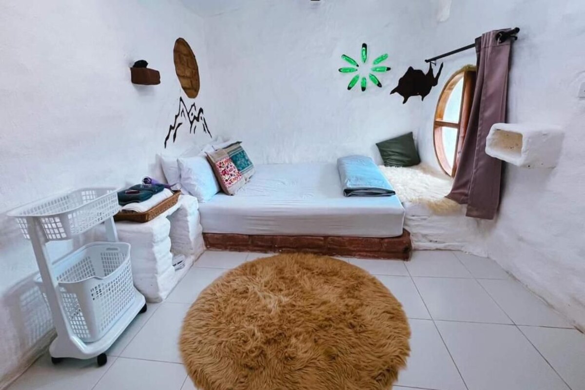 Doppelzimmer, 1 Queen-Bett, Bergblick