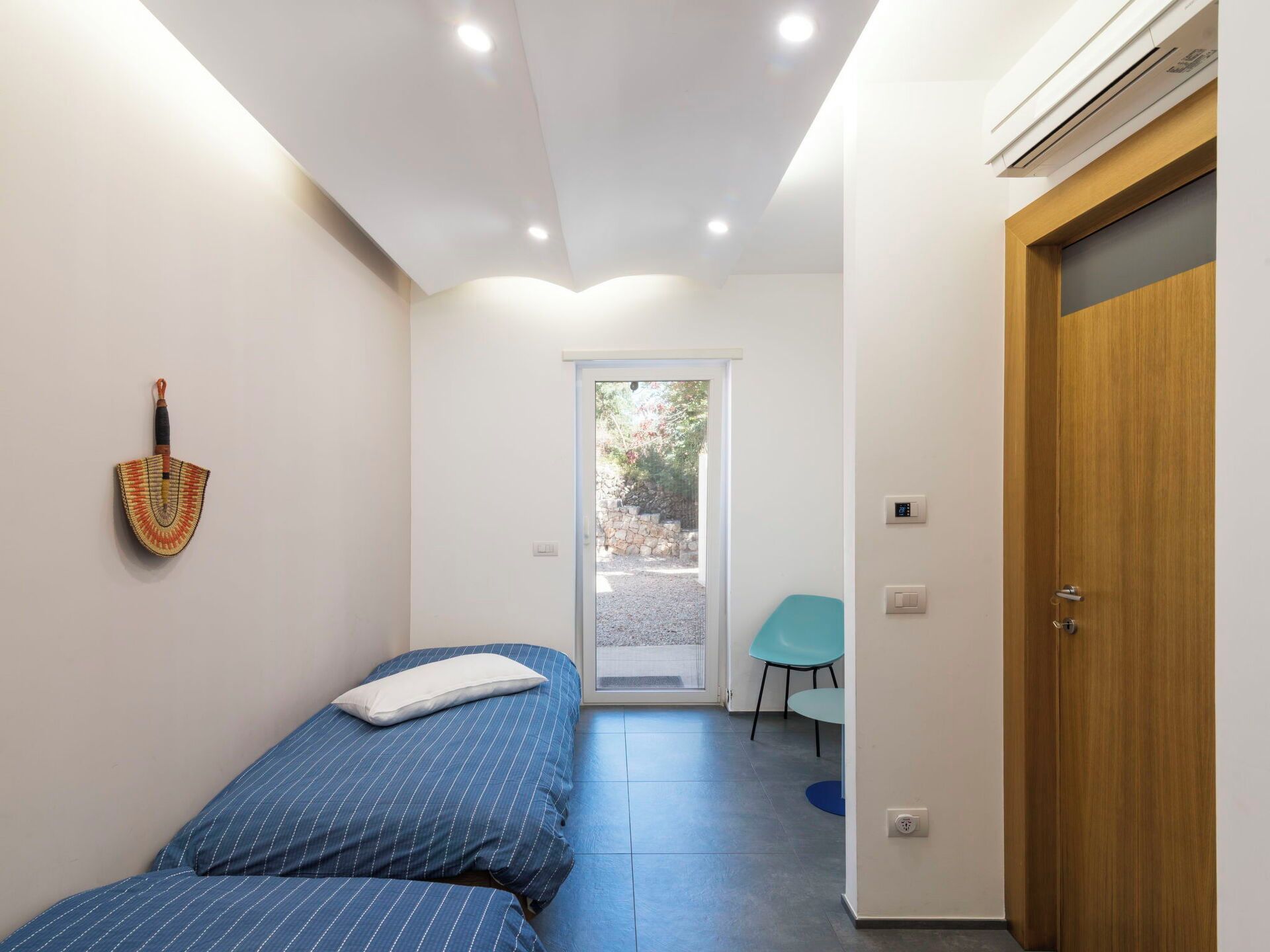 Interior Design, Wood, Floor, Flooring, Ceiling, Furniture, Bedroom, Lighting, Room, Bed