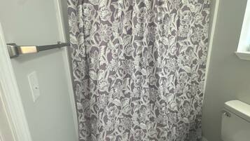 Towels, soap, shampoo, toilet paper