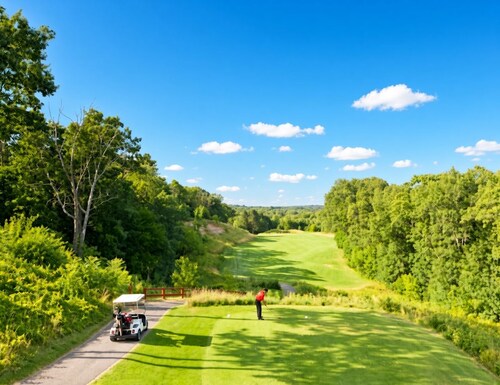 Wisconsin Dells | Fairway Weekend | Pools + Golf | 2BR