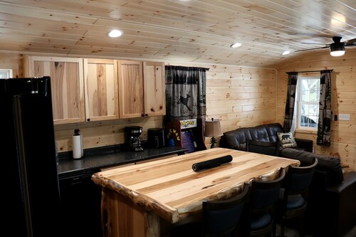 Rustic Cabin with Firepit & Peaceful Outdoor Space in Copenhagen, New York