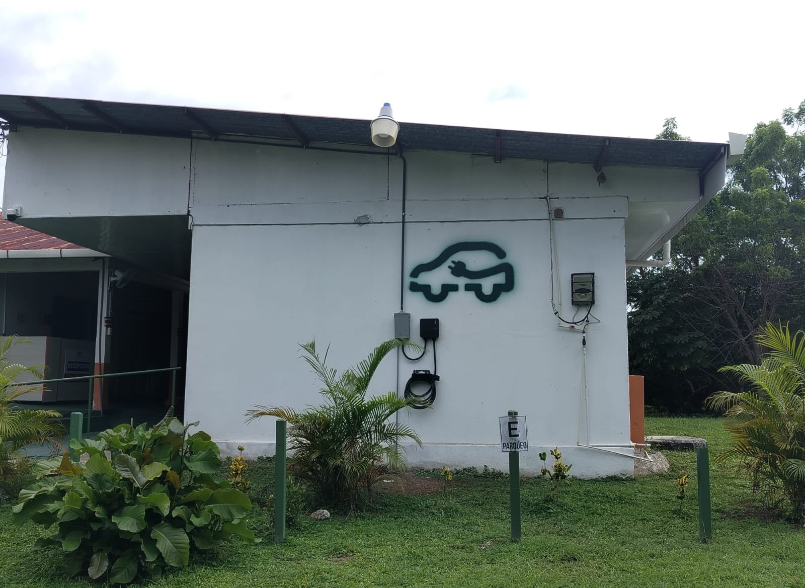 Electric vehicle-charging station