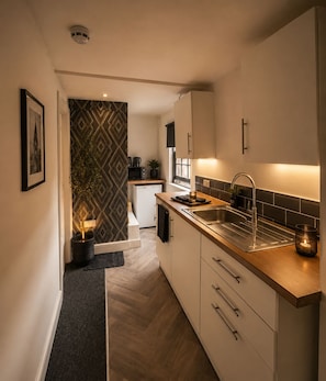 Private kitchen - Cheshire Luxury Apartment The Nest (Nantwich)