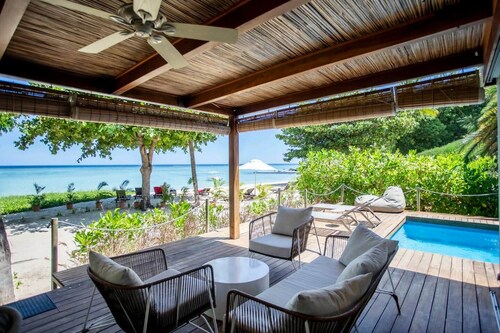 Beachfront Villa with Private Pool