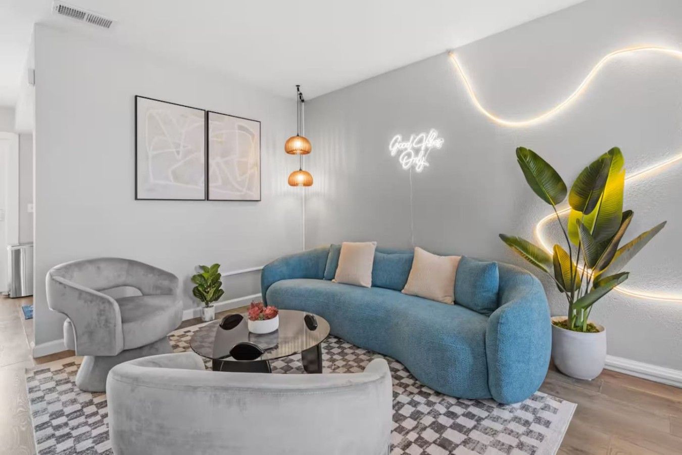 TV, fireplace, books