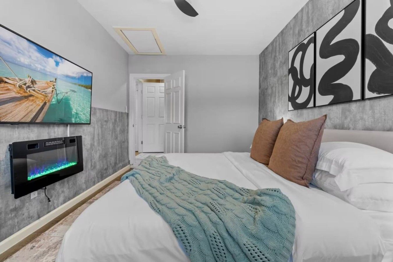 Iron/ironing board, WiFi, bed sheets