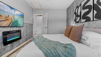 Iron/ironing board, WiFi, bed sheets