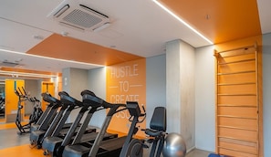 Fitness facility - Balcony and City View in Tatuape Plt0044 (São Paulo)