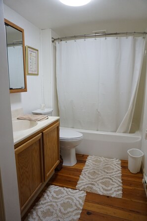 Hair dryer, towels, soap, toilet paper - Secluded 2-bedroom house with PRIVATE RIVER ACCESS - Petersburg, WV (Petersburg)