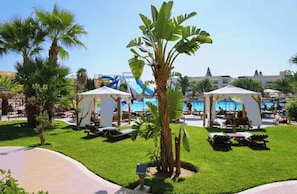 Indoor pool, 2 outdoor pools, pool umbrellas, pool loungers - Soviva Resort & Aquapark (Port El Kantaoui)