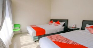 Habitación con 1 cama matrimonial o 2 individuales