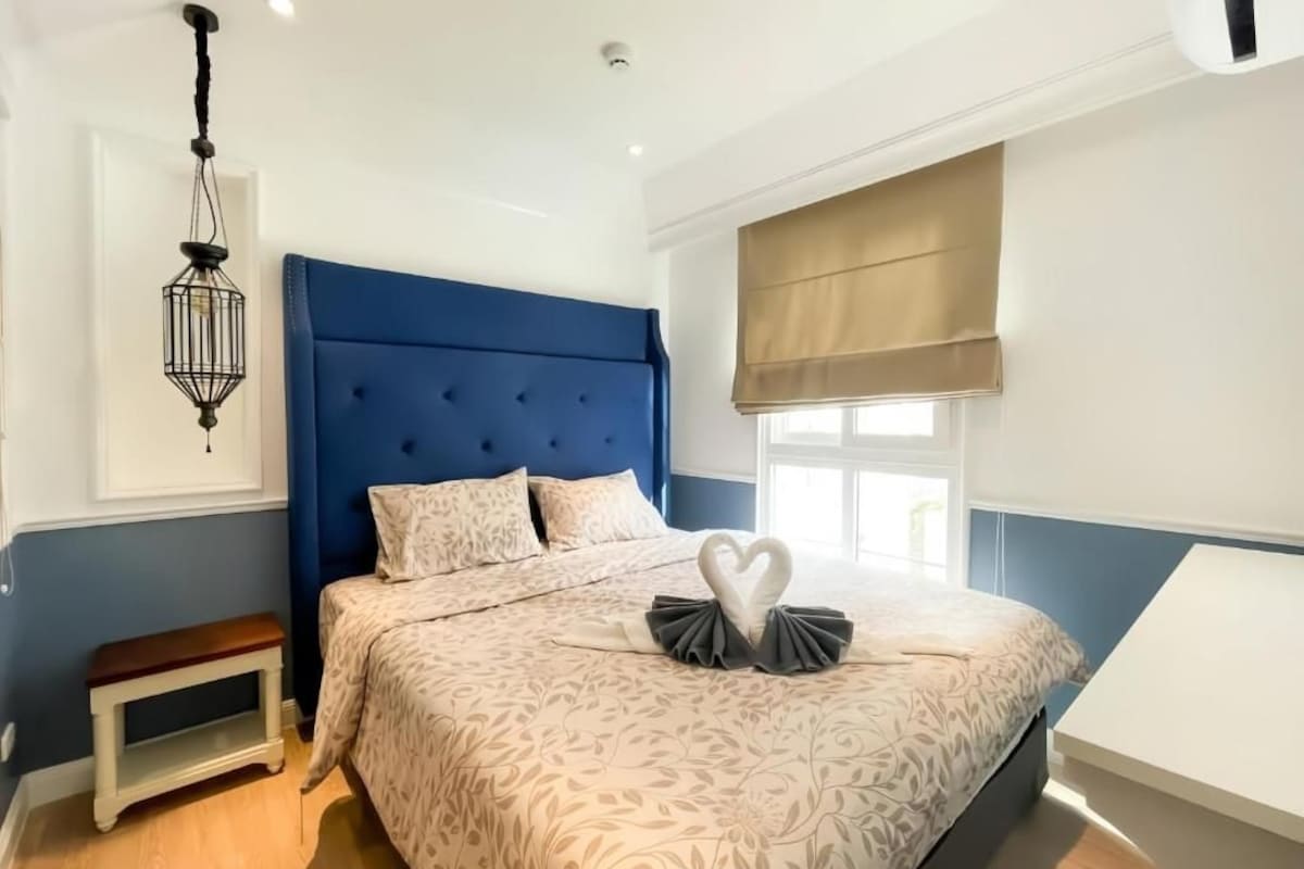 Apartemen, 1 kamar tidur, balkon, pemandangan kota | Meja kerja, setrika/meja setrika, dan Wi-Fi gratis