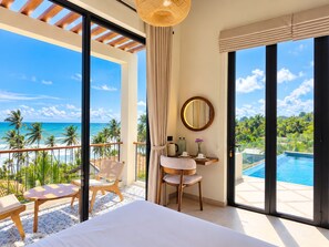 Deluxe Double Room, Ocean View | Desk, WiFi (free) - Thilo Villa Matara (Matara)