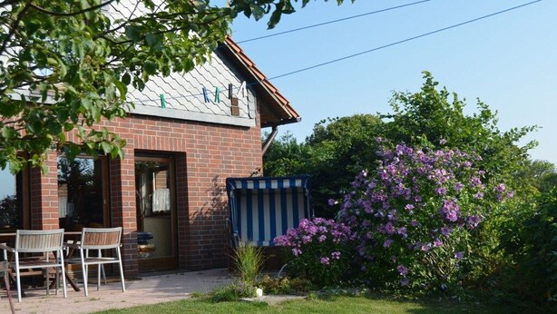 Terrace/patio - Holiday home with 2 bedrooms (Wurster Nordseeküste)