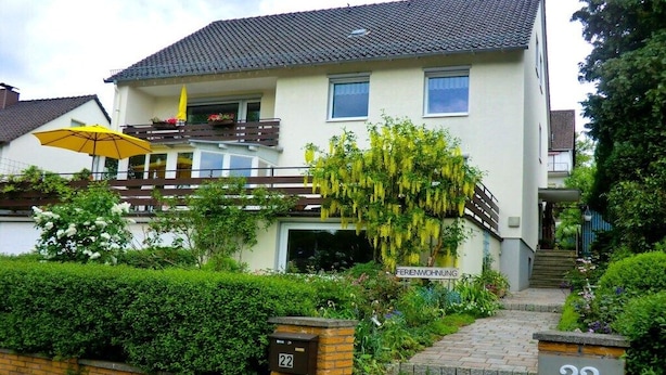 Exterior - Holiday apartment in Polle with swimming pool (Polle)