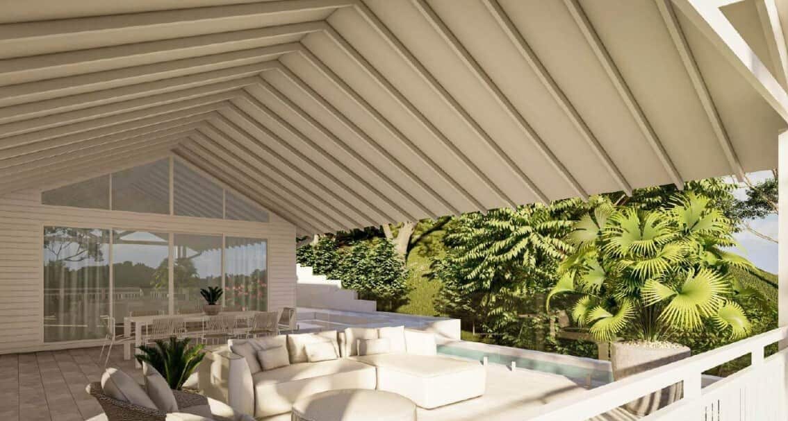 Architects view of Alfresco space