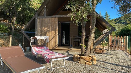 Glamping 'Tenda - Provvisorio' with Air Conditioning