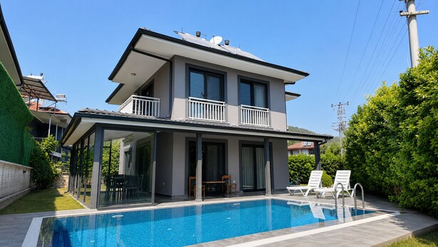 Front of property - Villa Kaya Maris Göcek (Fethiye)