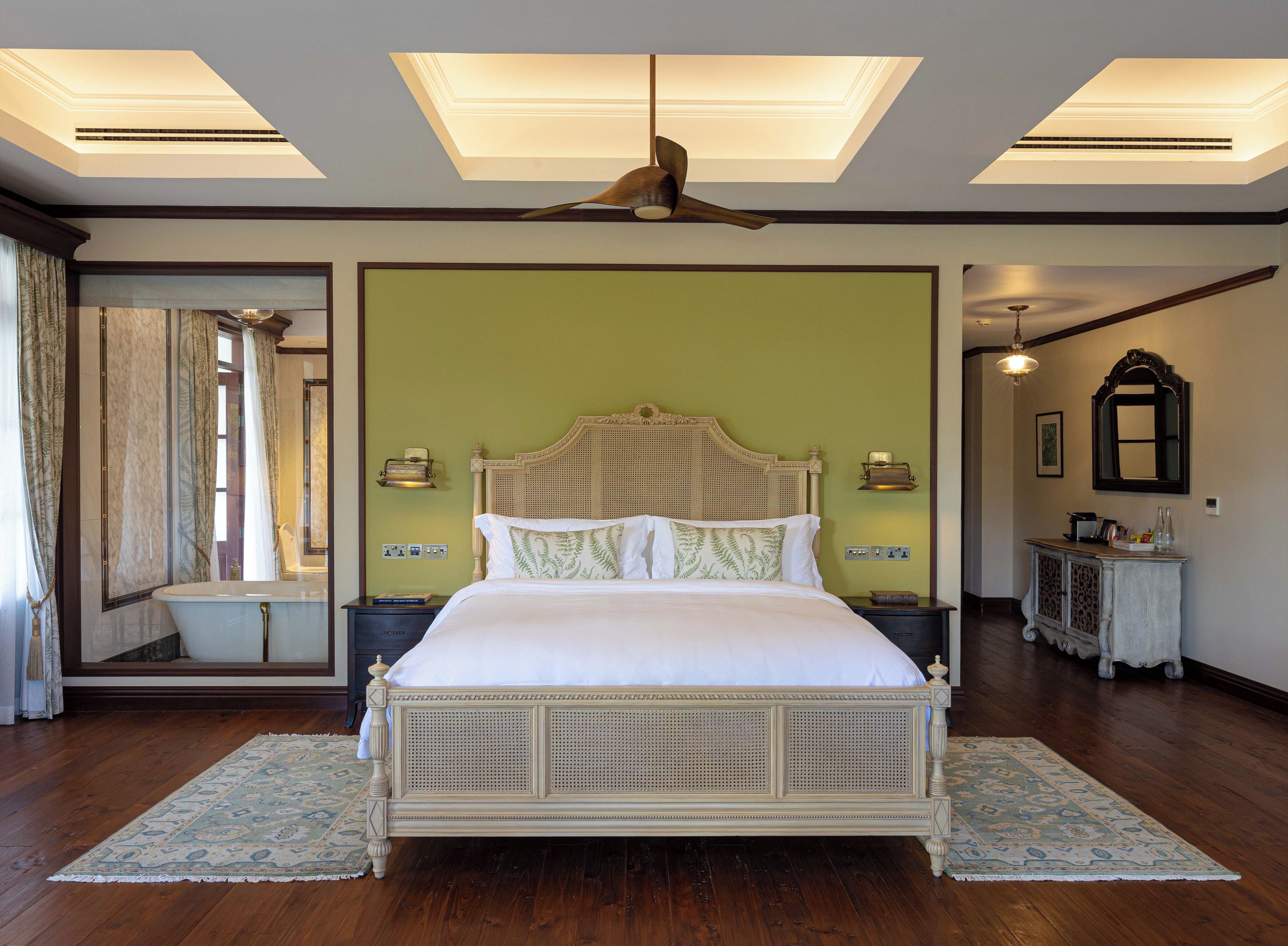 Deluxe Double Room, Garden View, Ground Floor | Egyptian cotton sheets, premium bedding, pillowtop beds, minibar