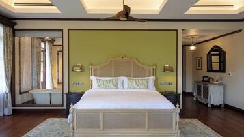 Deluxe Double Room, Garden View, Ground Floor | Egyptian cotton sheets, premium bedding, pillowtop beds, minibar