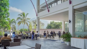 Outdoor dining - Aster Hotel (Batu)