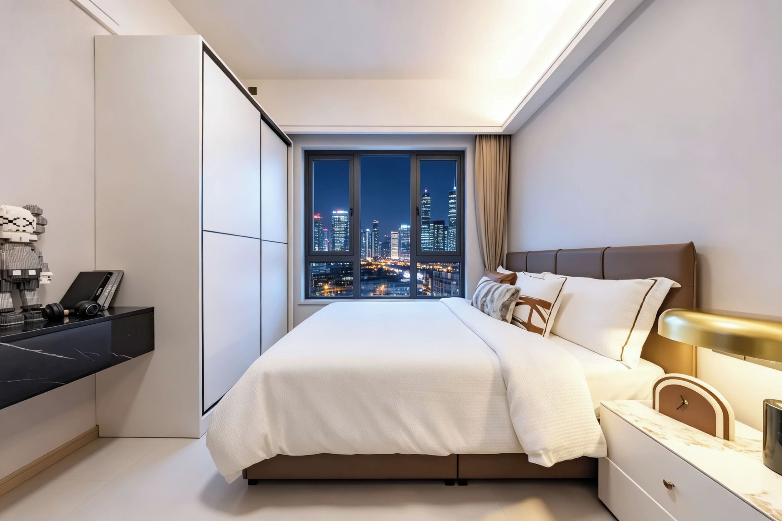 Habitación individual básica, vistas a la ciudad | Wifi gratis