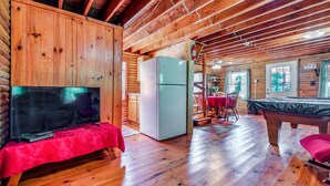 House (1 Bedroom) | Interior - 100-acre Milan Cabin w/ Fire Pit & Shared Pond! (Milan)