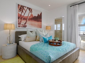 Quarto casal superluxo, varanda, vista para o mar
