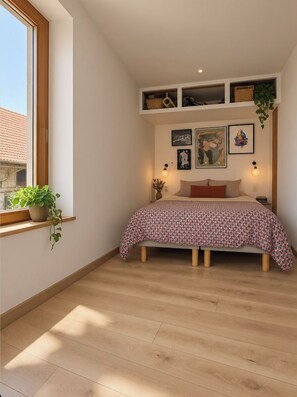 Room - Lovely 3-bedroom farmhouse in Les Avenières - 1 min from Walibi & Horse Friendly (Les Avenières Veyrins-Thuellin)