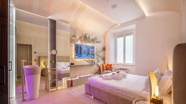 Departamento de lujo, 1 cama Queen size y sofá cama, 2 baños | Sábanas de algodón egipcio, ropa de cama de alta calidad y edredón 