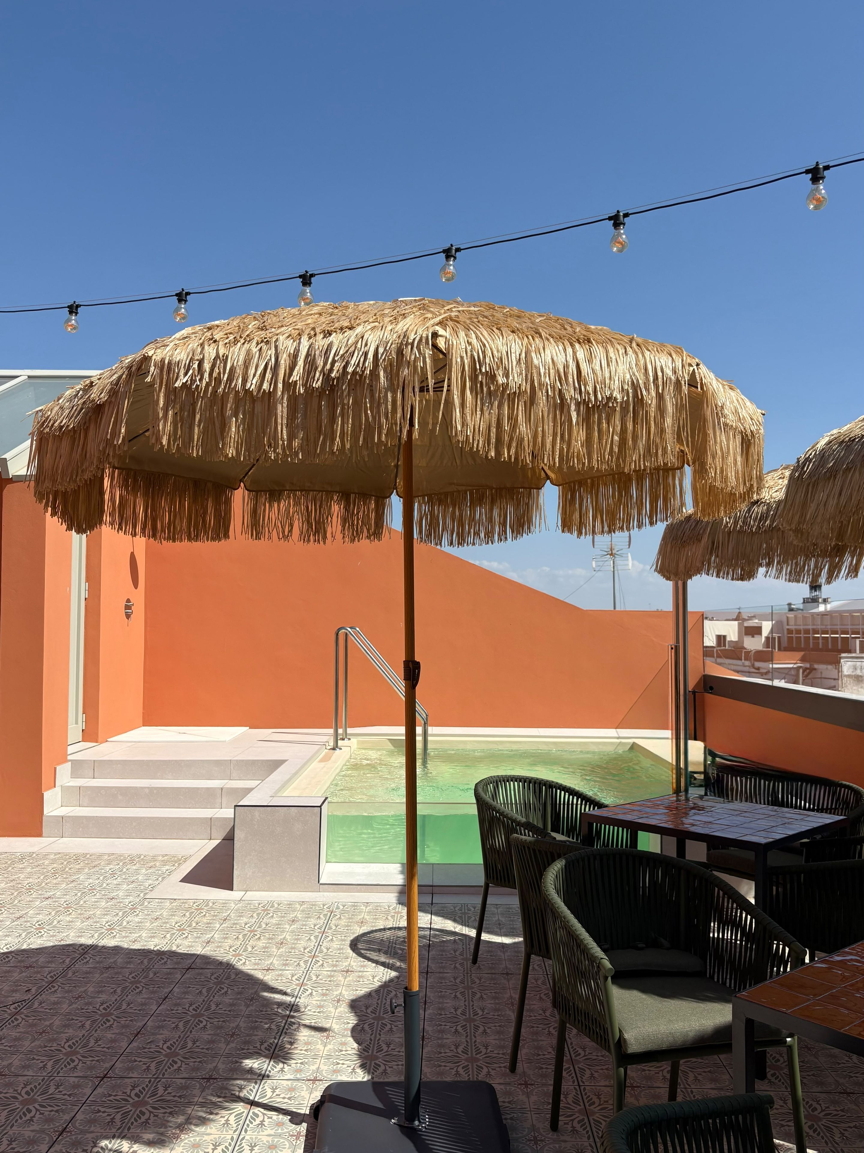 Rooftop pool