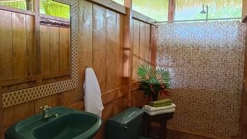 Standard Bungalow, Balcony, River View | Bathroom